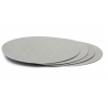 Cake board silver,  30 cm diameter, 3 mm thick