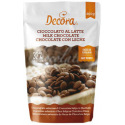 Decora - Chocolate drops, milk chocolate (32% cocoa), 250 g