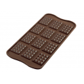 Silikomart - Moule Choco mini tablette, 12 cavités