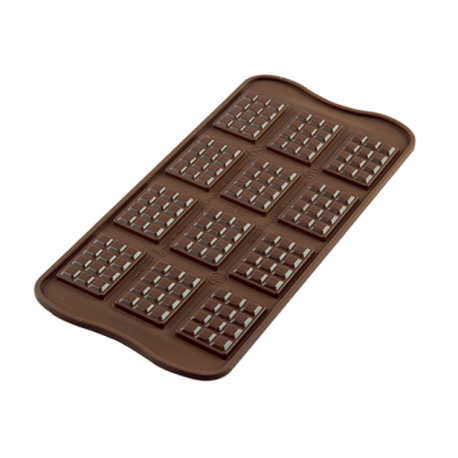 Silikomart - Choco Mini Choco bars, 12 cavities