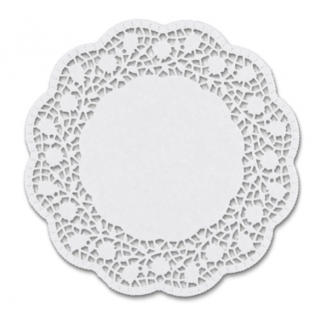 Städter - Weisse Papier-Tortenspitzen Rund, 32 cm, 6 Stück