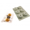 Silikomart - Silicon mould Mini Raggio, 6x Ø 67 h 33 mm