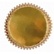 Mini Cupcake Backförmchen Gold, 45 Stück