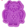 Emporte-pièce avec piston hibou plastique, 5.5 cm