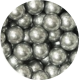 Decora Essbare Perlen silber, 8 mm, 100 g