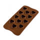 Silikomart - Choco Mold Hearts 3D design, 12 cavities
