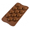 Silikomart - Choco Mold Hearts 3D design, 12 cavities