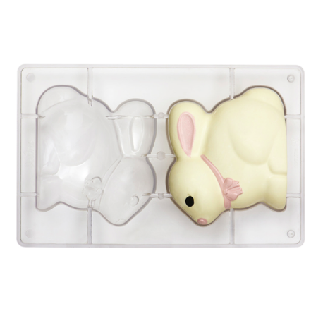 Decora Moule lapin en chocolat, 2 cavités