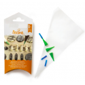 Decora - Writing Pastry bags, 10 bags & 10 tips