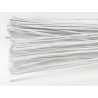 Culpitt - Tiges blanches pour fleurs env. 36 cm, calibre 30 (0.32mm), 50 pièces