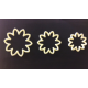 FMM - Fondantausstechform Dahlia & mehr, 3 Stück