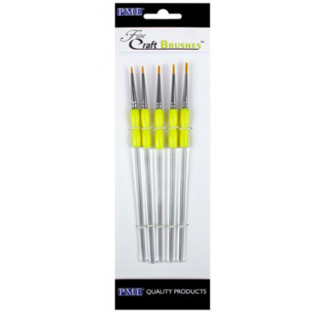 PME - Fine craft Brushes, 5 pieces