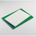 Culpitt - Antihaft Arbeitsplatte aus Hartplastik grün, 25 x 17 cm