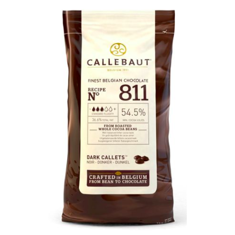 Callebaut - Dunkel Schokoladen Drops, 1 kg