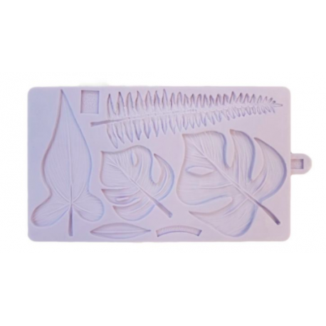 Karen Davies - Moule silicone feuilles tropicales