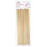 Scrapcooking - Cotton Candy wood sticks, 28 cm, 25 pieces