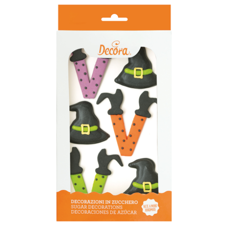 Decora Sugar decoration witch, 6 pieces