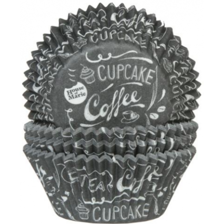 Cupcake Förmchen Tafel, 50 Stück