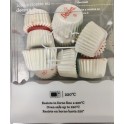 Caissettes taille micro blanches, 200 pièces
