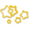 Decora - Ausstechform Stern, 5 Stück