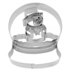 Emporte-pièce - Bonhomme de neige boule de verre, approx. 8 cm