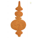 Cookie Cutter Long tree Ornament, 13.5 cm