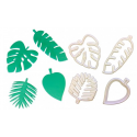 FMM - Creative tropical leaves cutter, set of 4