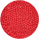 Funcakes - Essbare Perlen glänzend rot, 4 mm, 80 g