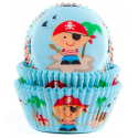 Baking Cups pirates blue, 50 pieces