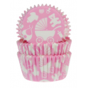 Cupcake Förmchen baby rosa, 50 Stück