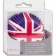Caissettes à cupcakes Grande Bretagne/Royaume-Uni, 50 pièces