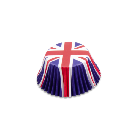 Cupcake Backförmchen Großbritannien, 50 Stück