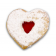 Cookie Cutter Linzer cookie heart, 4.8 cm