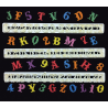 FMM - Emporte-pièce Alphabet majuscule & chiffres carnaval, 2 cm