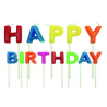Bougies Happy Birthday PME, set de 13 pièces