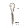 Decora - Stainless steel whisk, 35 cm
