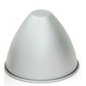 Decora - Moule gâteau dôme en aluminium, Ø 185 x 51 x H 148 mm