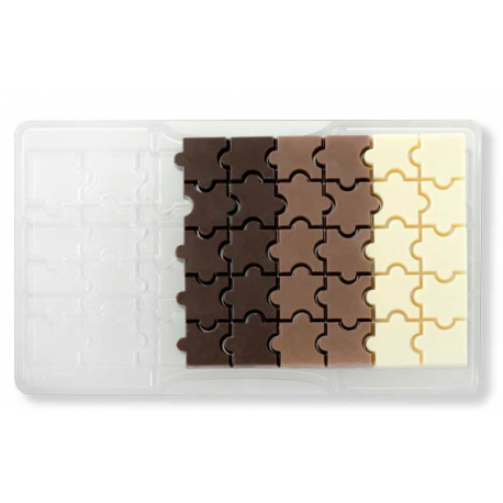 Decora - Form für Schokolade Puzzle, 190 x 95 mm