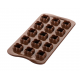 Silikomart - Moule Choco Game, 22 x 22 mm, 15 cavités