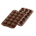 Silikomart - Moule Choco Game, 22 x 22 mm, 15 cavités