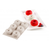 Silikomart - Silicon mould Mini Intreccio, 6x Ø 75 h 35 mm
