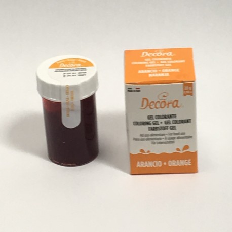 Decora - Coloring gel orange, 28 g
