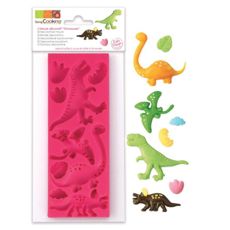 ScrapCooking - moule en silicone Dino