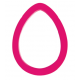Ausstechform Ostern Ei, Kunstoff, 8 cm