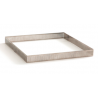Decora - Tortenring gelocht quadratisch, 7 X 7 X 2 H CM