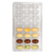 Decora - Moule en plastique rigide pour oeufs (petits) en chocolat, 24 cavités, 24 x 17 mm