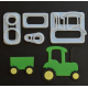 FMM - Emporte-pièce tracteur, set de 4