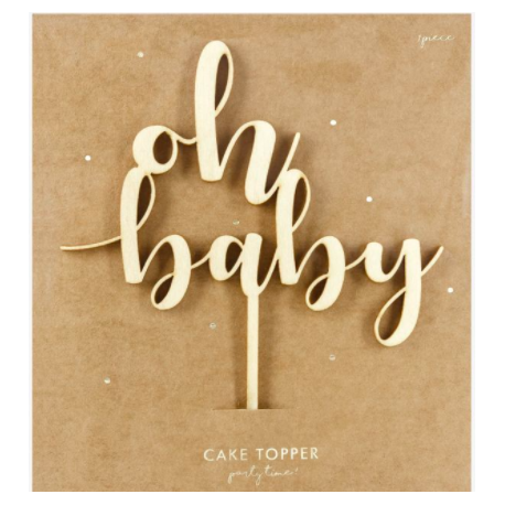 Torte topper "Oh Baby"