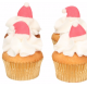 Funcakes - Décorations bonnet Père-Noël, 12 pièces