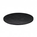 Kuchenplatte Rund Schwarz, 26 cm diameter, 12 mm thick